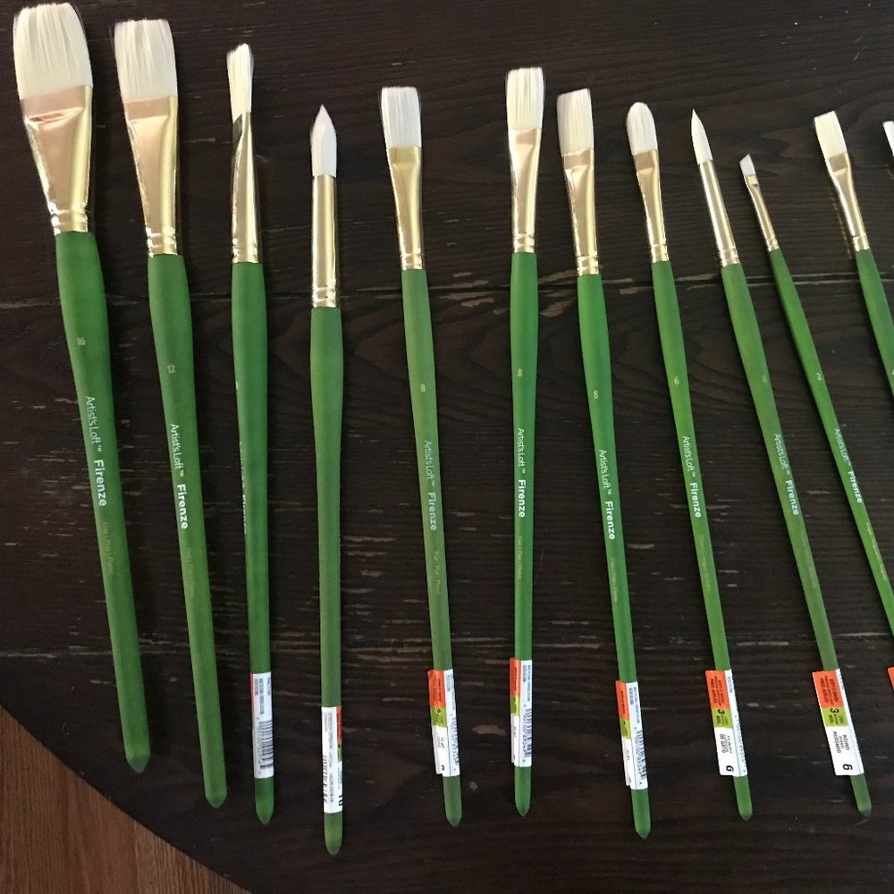 New Artist¨s Loft Firenze acrylic oil paint brush lot